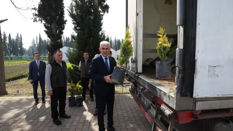 100 bin fidan kardeş ülke için yola çıktı