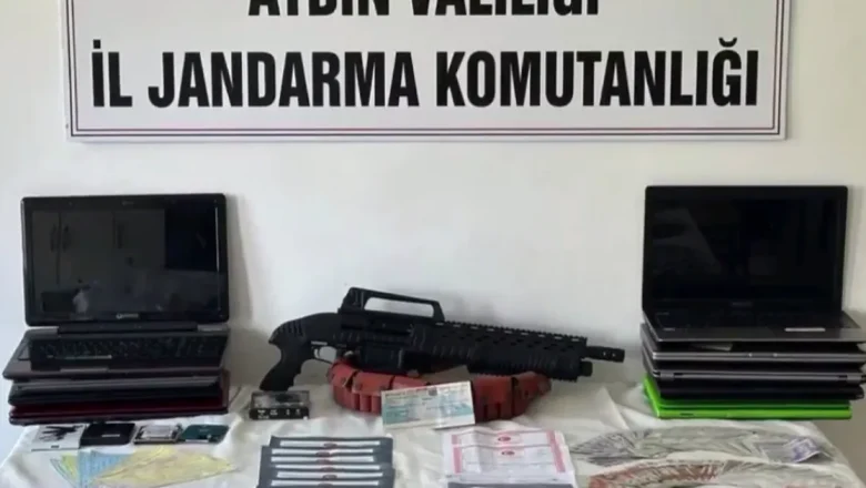 Aydın merkezli 8 ilde dolandırıcılık çetesi çökertildi