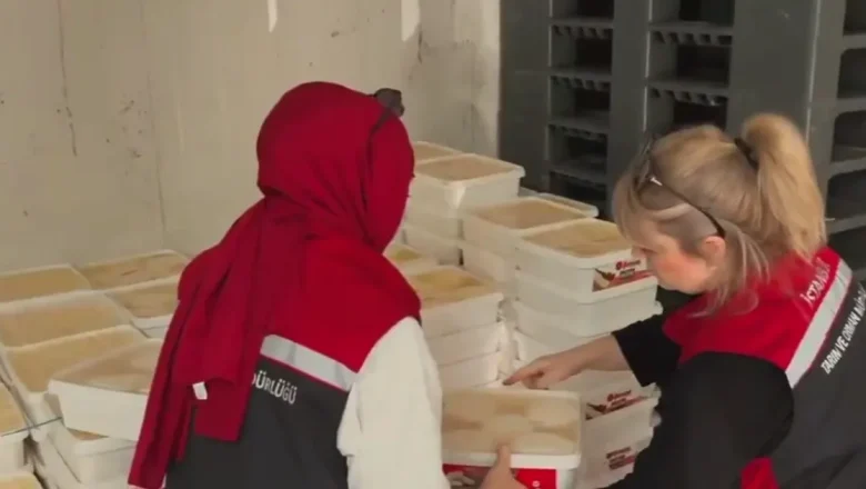 Bayrampaşa’da dev gıda denetimi… 35 ton peynire el kondu!