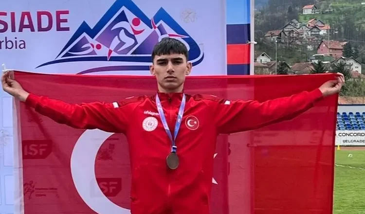 Bursa Osmangazili milli atletten dünya üçüncülüğü