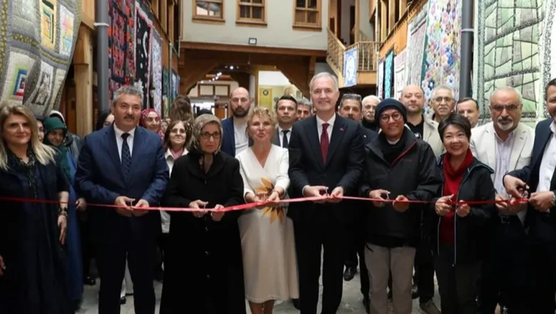 Kırkyama sanatı İnegöl Kent Müzesinde görücüye çıktı