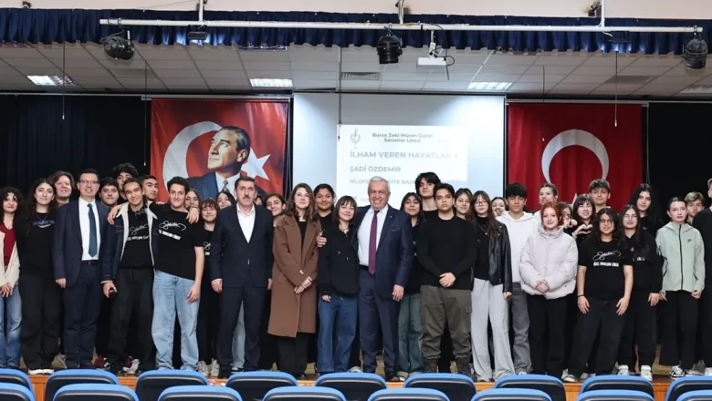 Başkan Özdemir’den liselilere ‘umutlarınızı bırakmayın’ mesajı