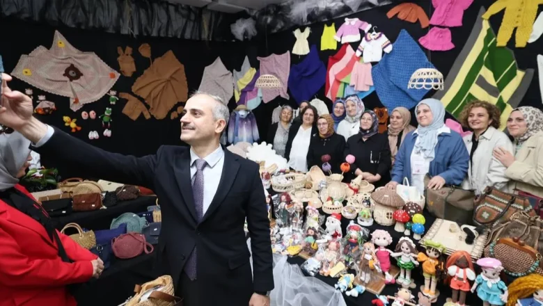 Çayırova’da el emeği, göz nuru eserler görücüye çıktı