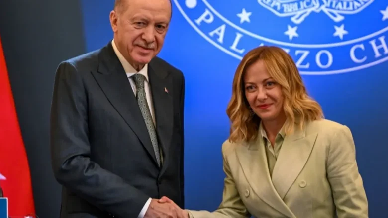Cumhurbaşkanı Erdoğan, Meloni ile görüştü