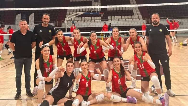 DBB Genç Kadınlar Voleybol Takımı Türkiye Şampiyonası’na galibiyetle başladı