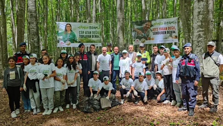 Gölcüklü miniklerden ‘ormanlar benim’ bilinci