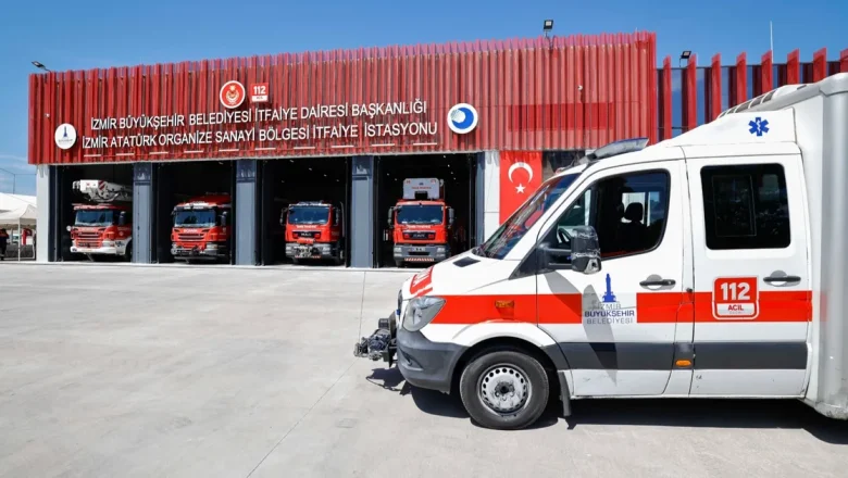 İzmir Çiğli’de itfaiyeye modern istasyon
