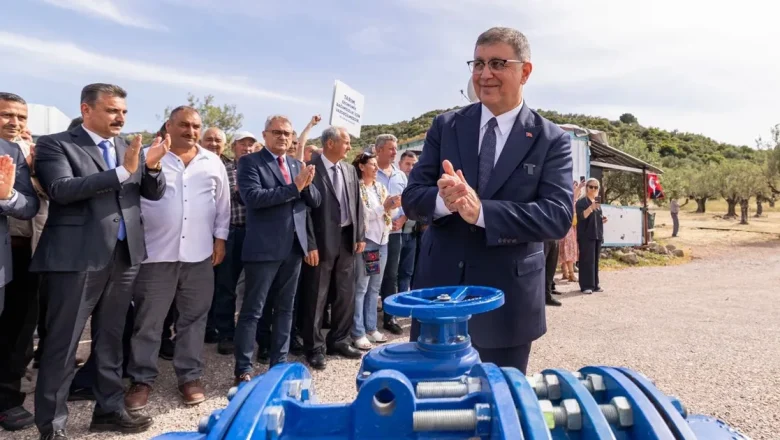 İzmir Dikili’de çiftçiye can suyu