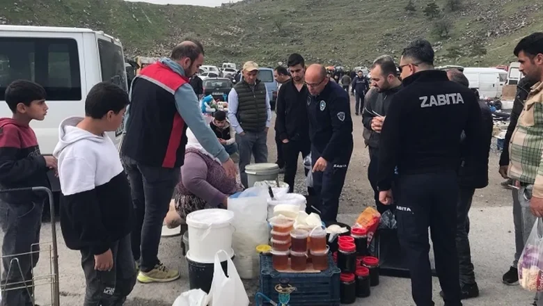 Kayseri Büyükşehir’den bit pazarına denetim