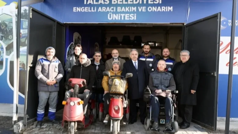 Kayseri Talas’ta engellilerin yüzünü güldüren tesis