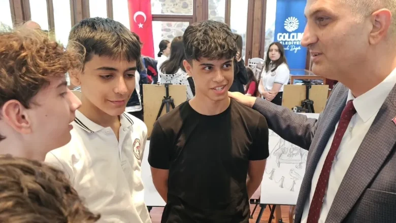 Kocaeli Gölcükteki tarihi yapılar öğrencilere ilham oldu