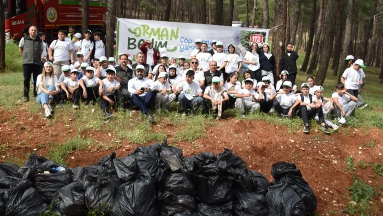 “Orman Benim”de 360 ton atık toplandı