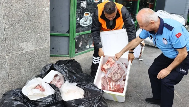Usulsüz şekilde taşınan 300 kilogram ete el kondu